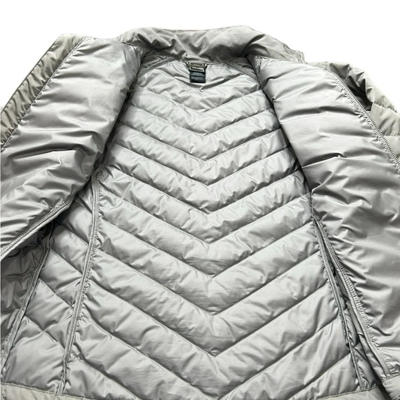 NORTH FACE WOMENS ZIP UP PUFFER JACKET 550 Sz M - Picture 6 of 15